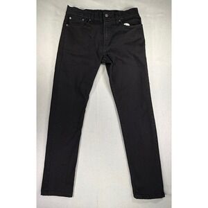 Levis 512 Slim Taper Mens Black Denim Jeans W32 L30 WaterLess 28833-0280